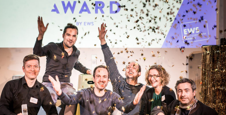Gewinner und Jury des MakeItMatter Awards im Rahmen der Startup Night 2019 vom >SMART> GREEN ACCELERATOR